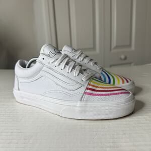 VANS Old Skool Flour Shop Sneakers Women’s 7.5 / Men’s 6 Rainbow Pride Shoes